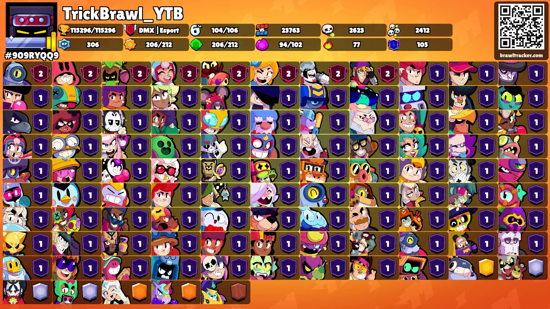 TrickBrawl_YTB's Ranks
