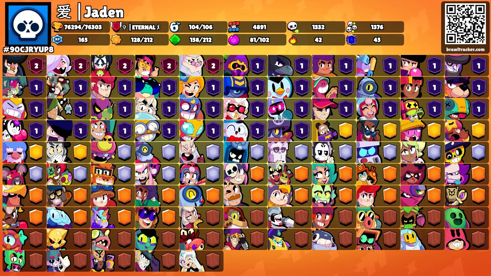 爱 |Jaden's Ranks