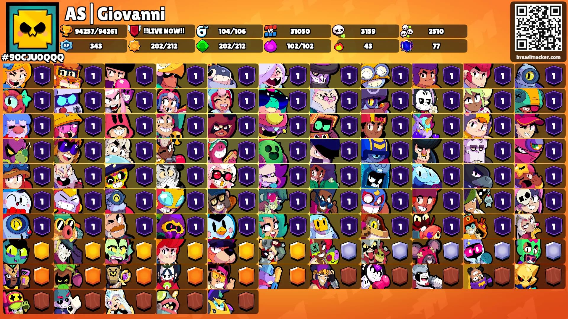 AS|Giovanni's Ranks