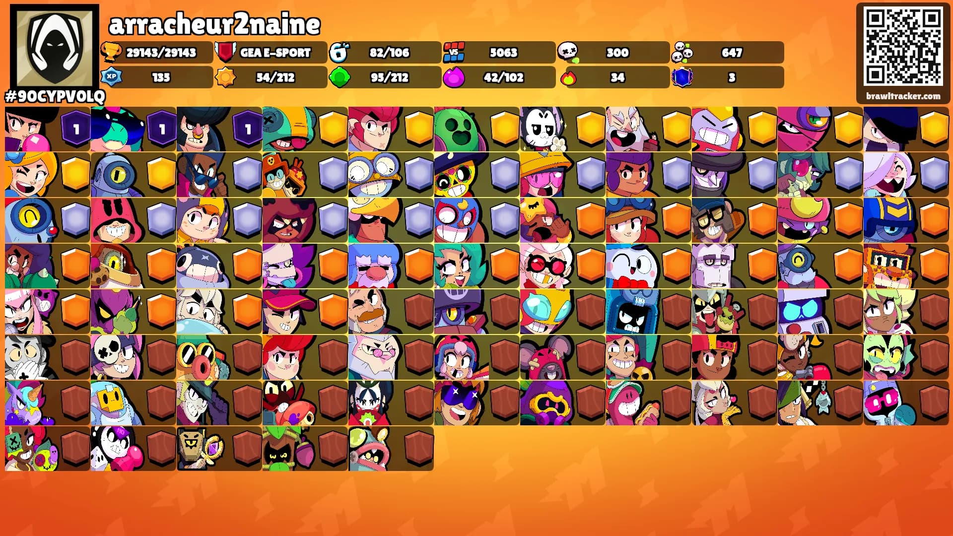 arracheur2naine's Ranks