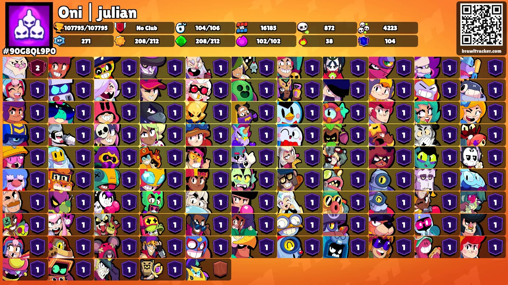 Oni | julian's Ranks