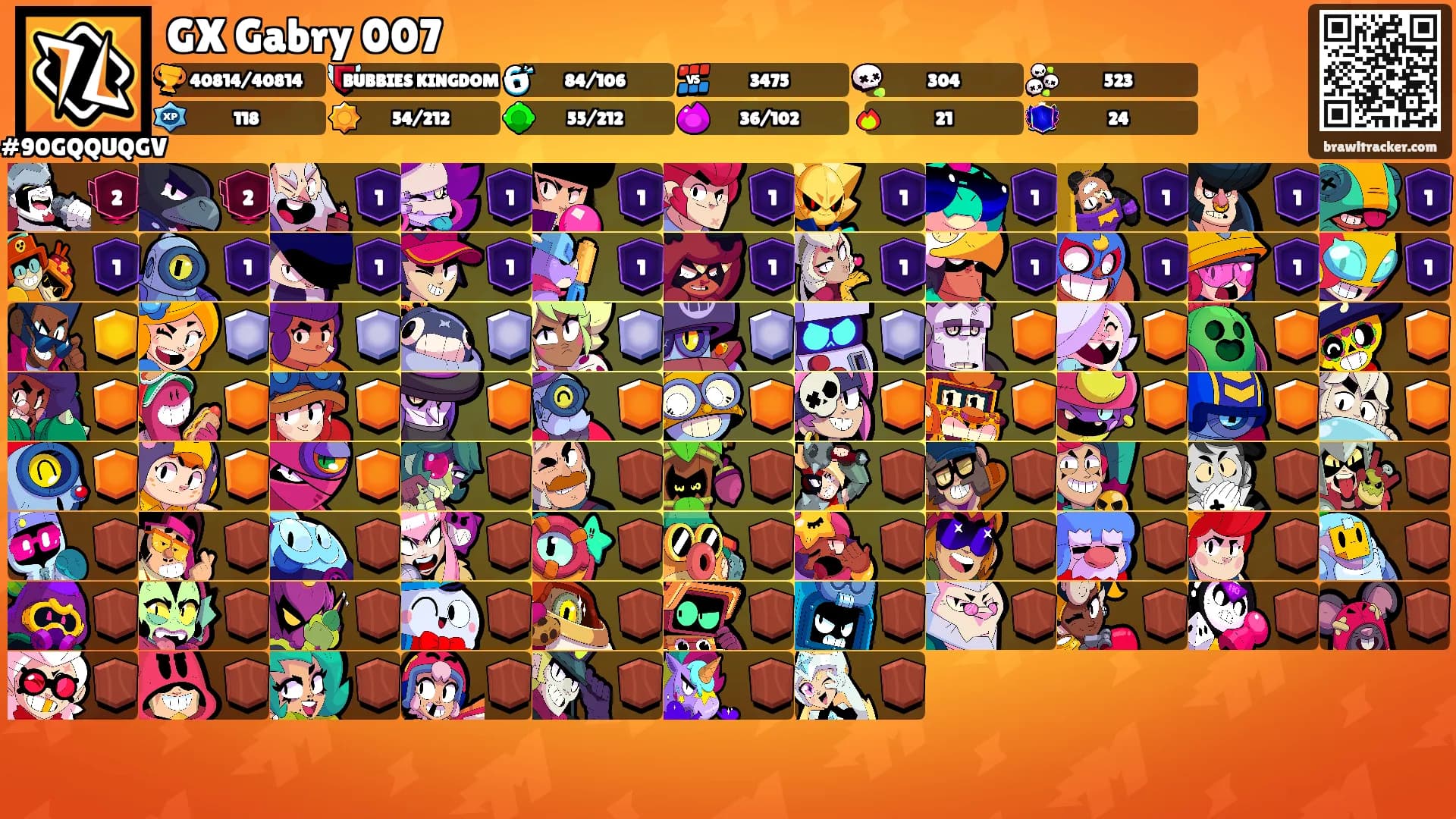 GX Gabry 007's Ranks
