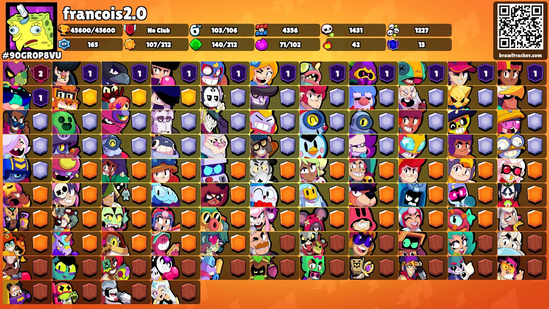 francois2.0's Ranks