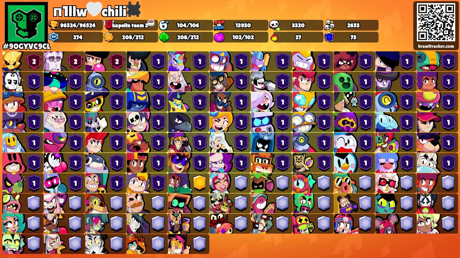 п1llw🤍chili🕷️'s Ranks