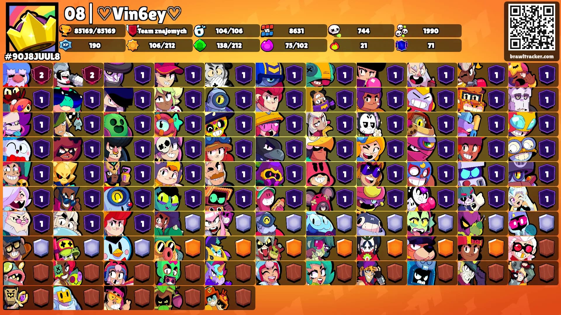 08|♡Vin6ey♡'s Ranks