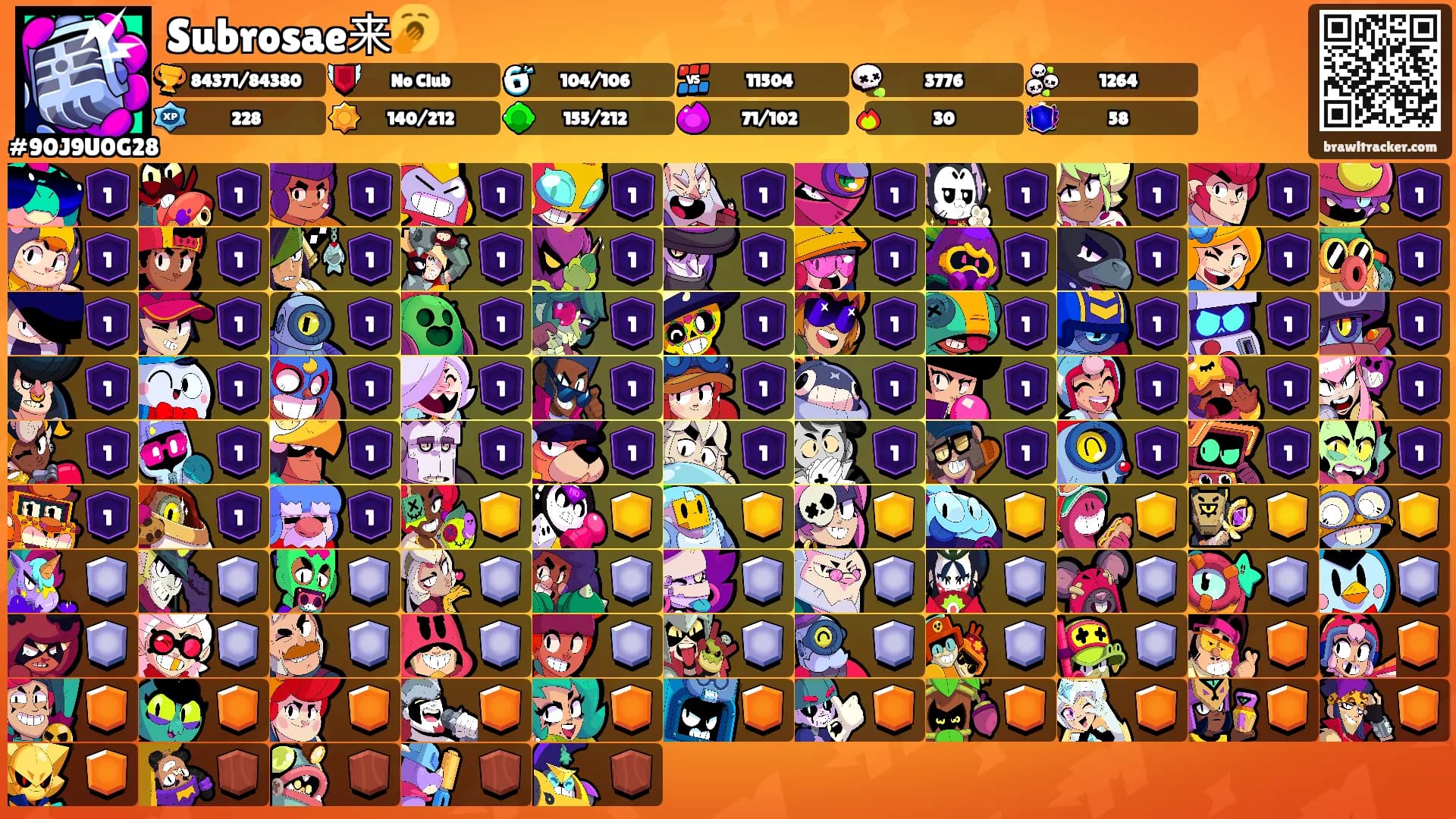 Subrosae来🥱's Ranks