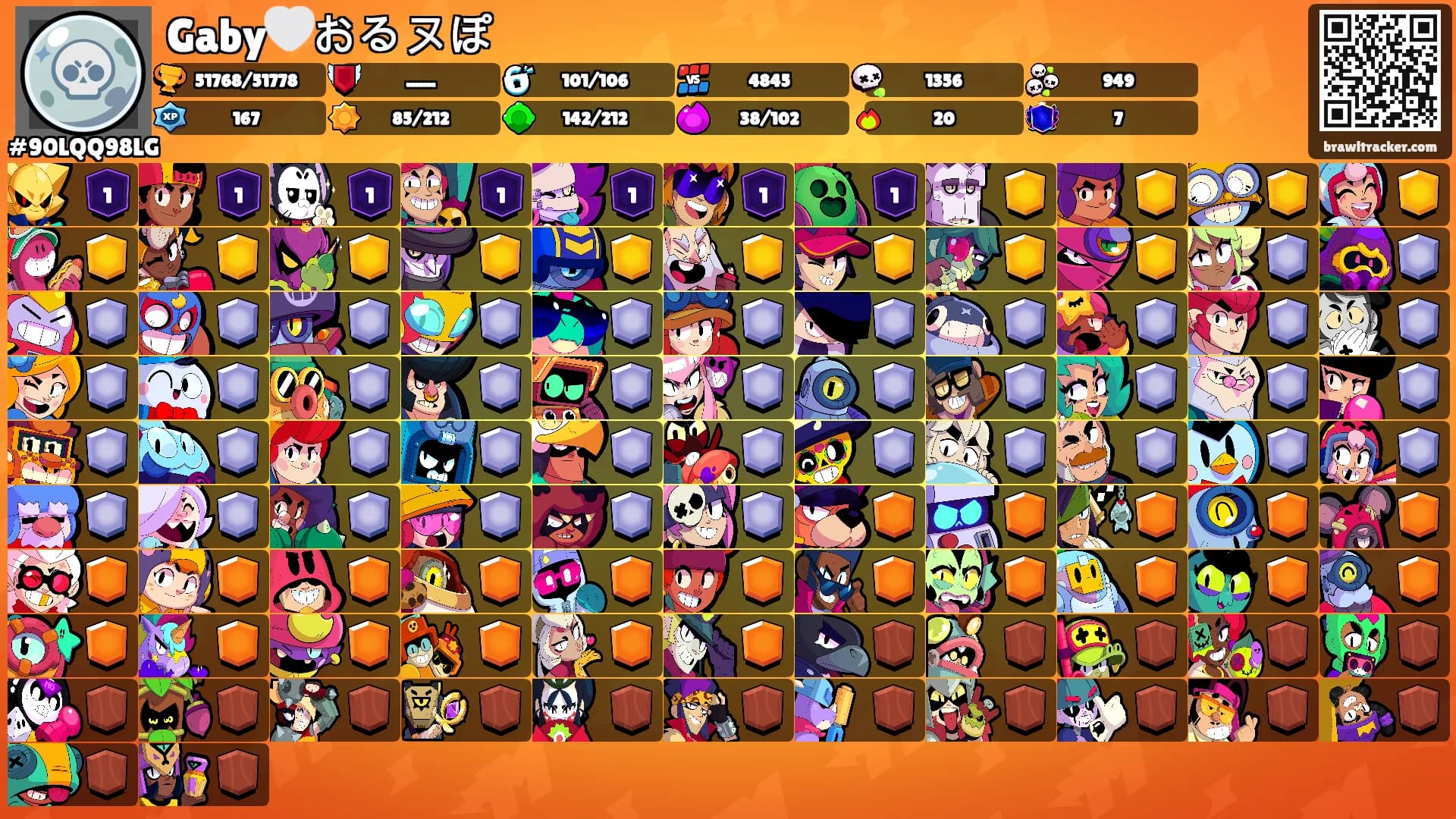 Gaby🤍おるヌぽ's Ranks