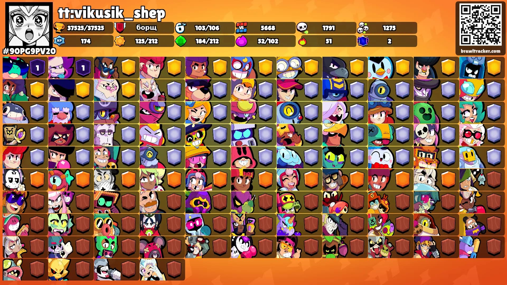 tt:vikusik_shep's Ranks