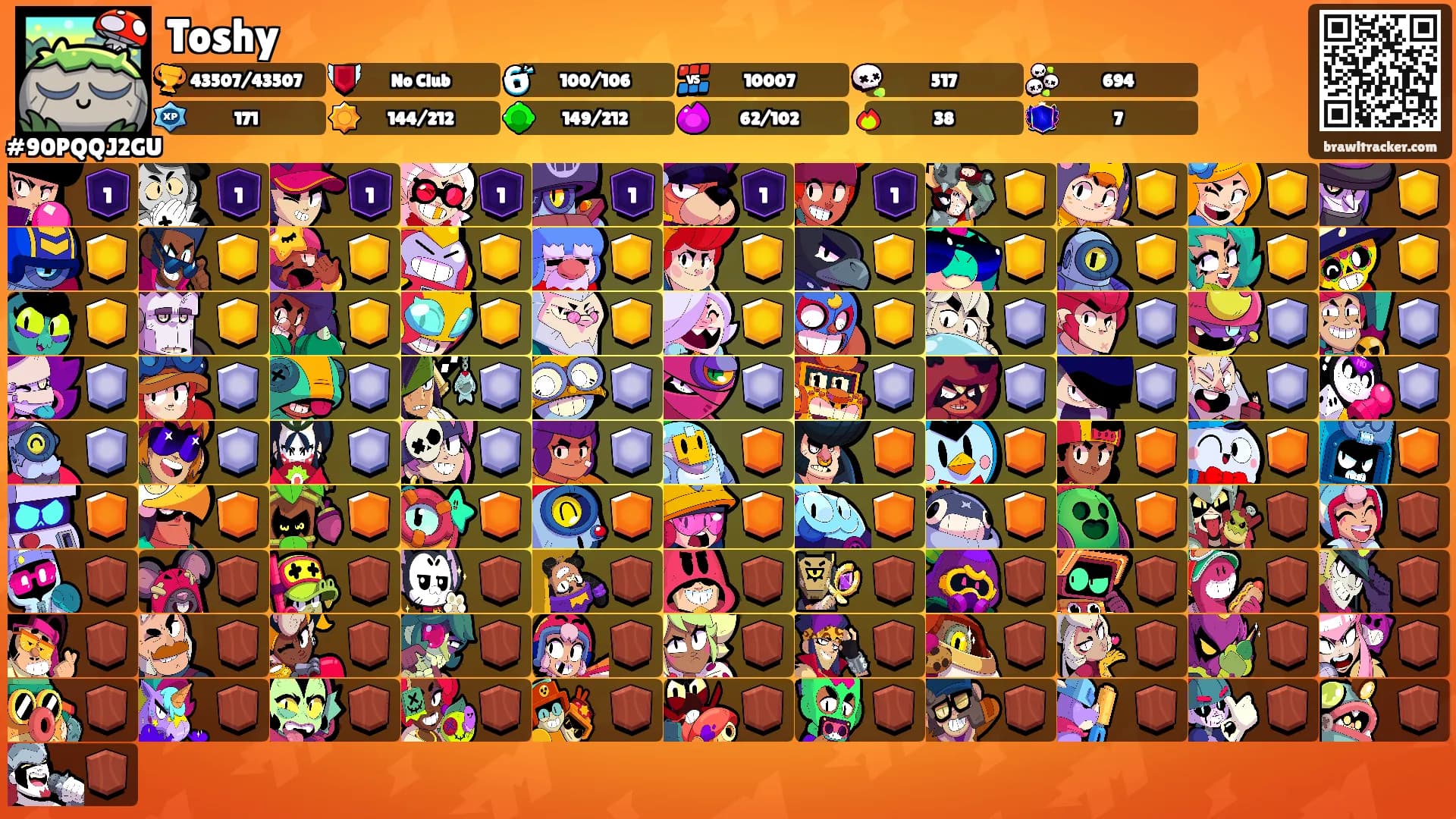 Toshy's Ranks