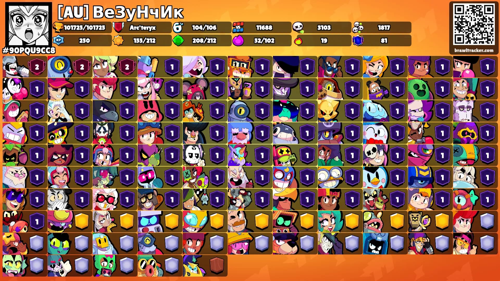 [AU] ВеЗуНчИк's Ranks