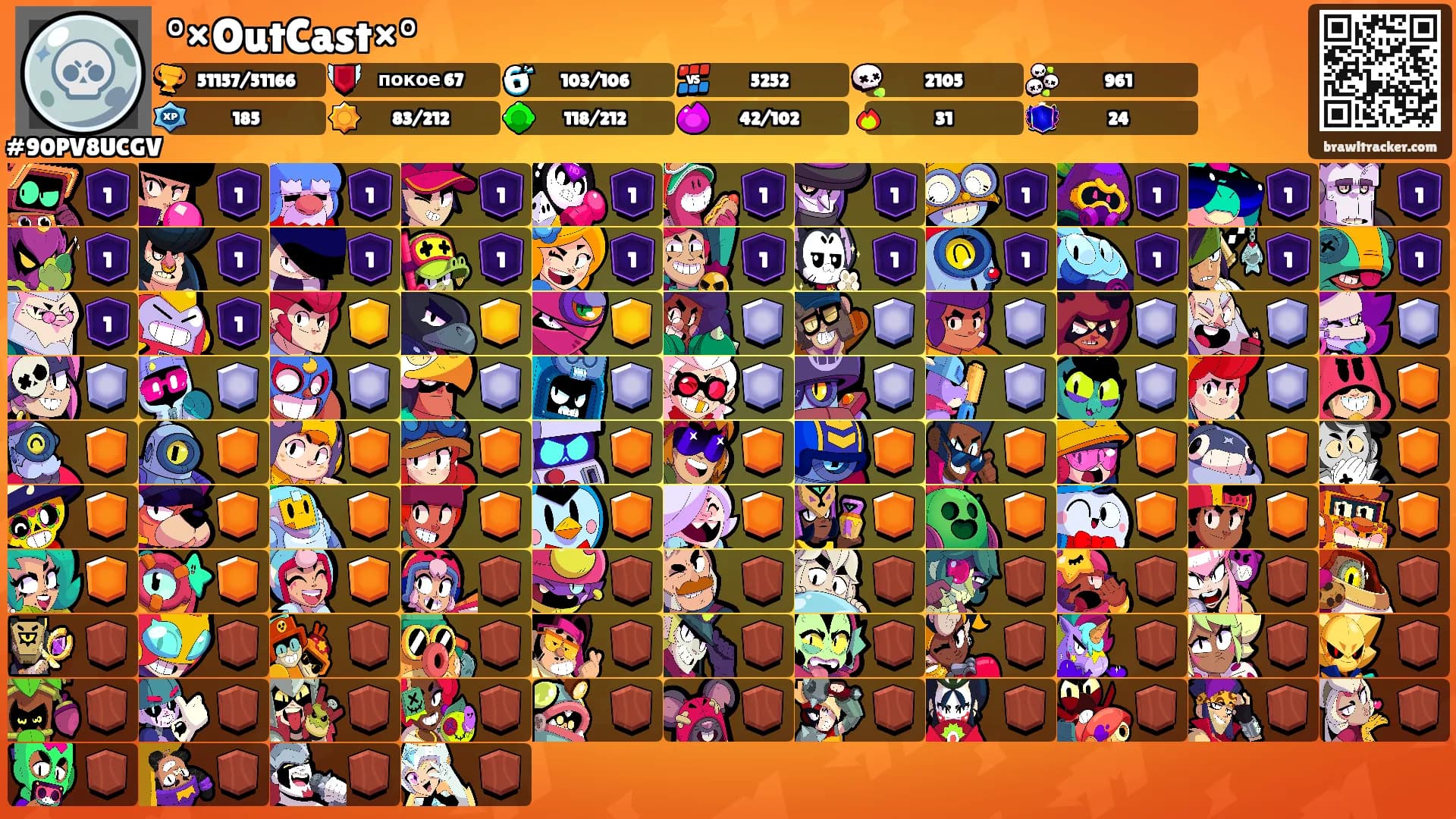 °×OutCast×°'s Ranks