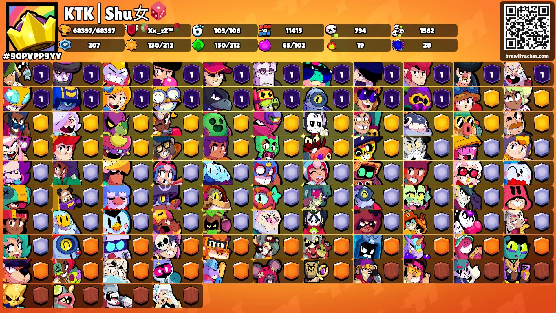 KTK|Shu女🎲's Ranks