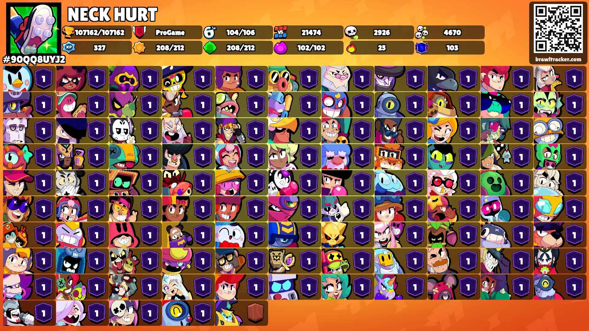NECK HURT's Ranks