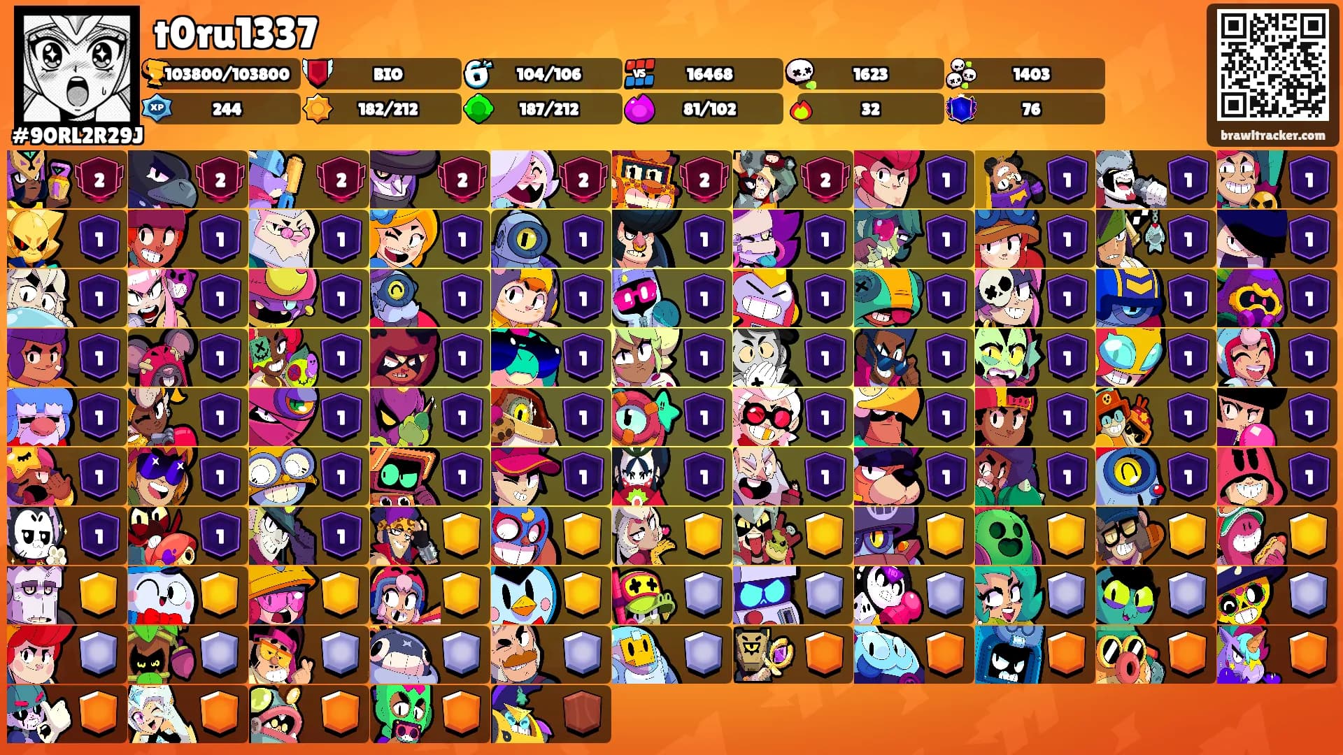 t0ru1337's Ranks