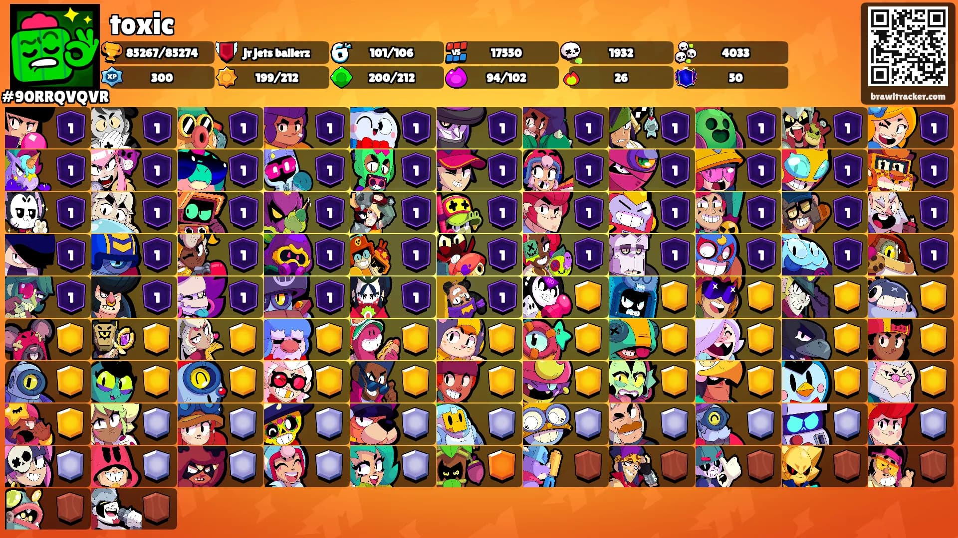 toxic's Ranks