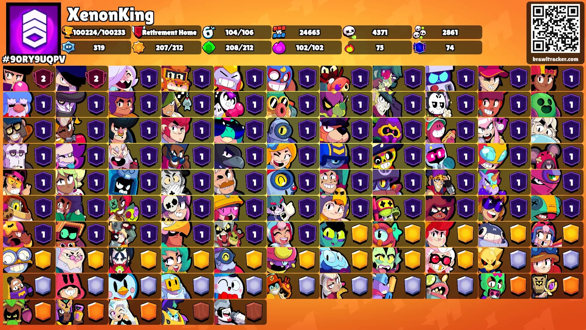 XenonKing's Ranks