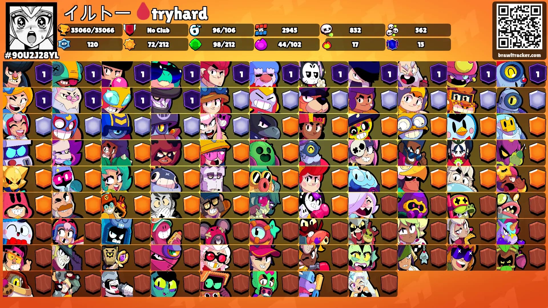 イルトー 🩸tryhard's Ranks