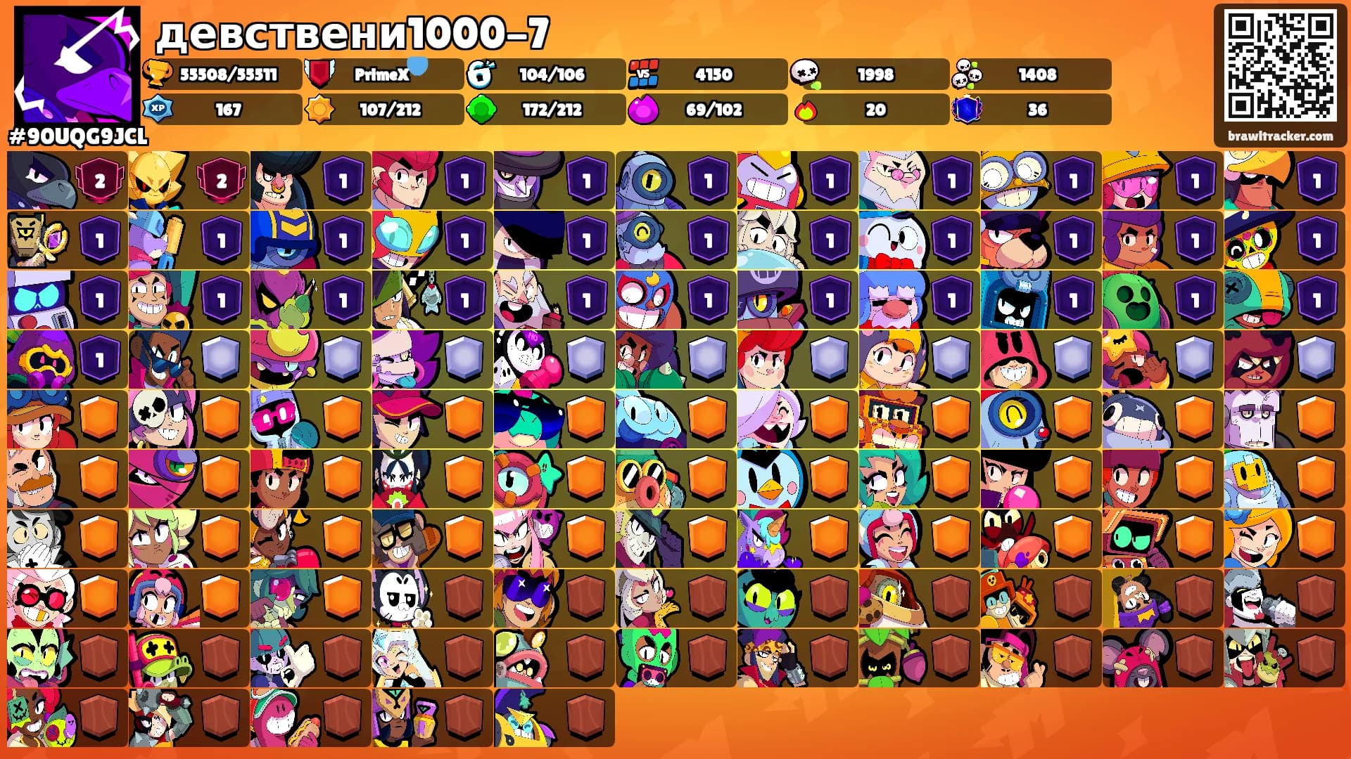 девствени1000-7's Ranks