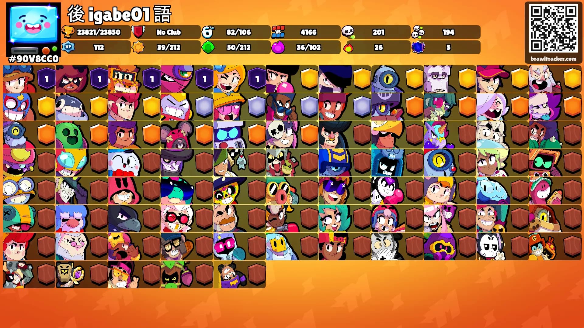後 igabe01 語's Ranks