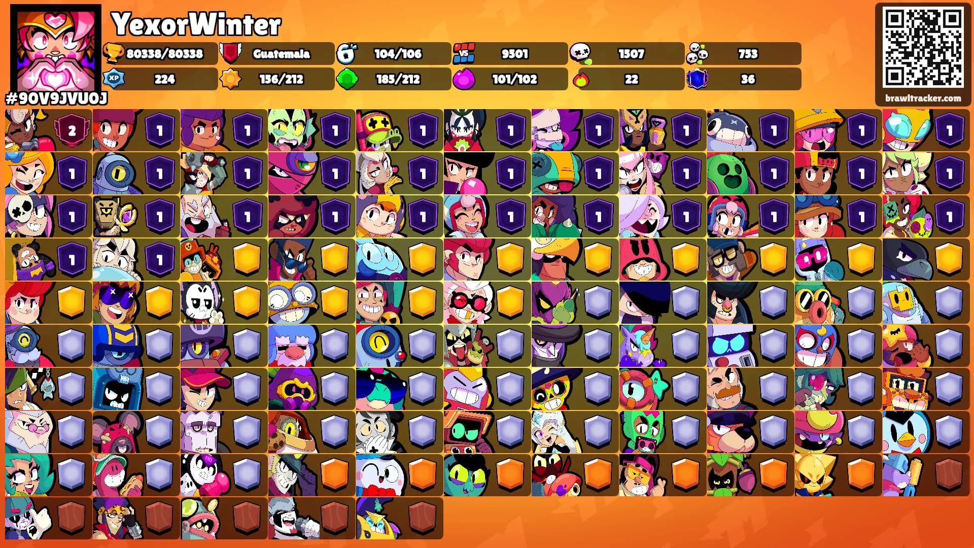 YexorWinter's Ranks