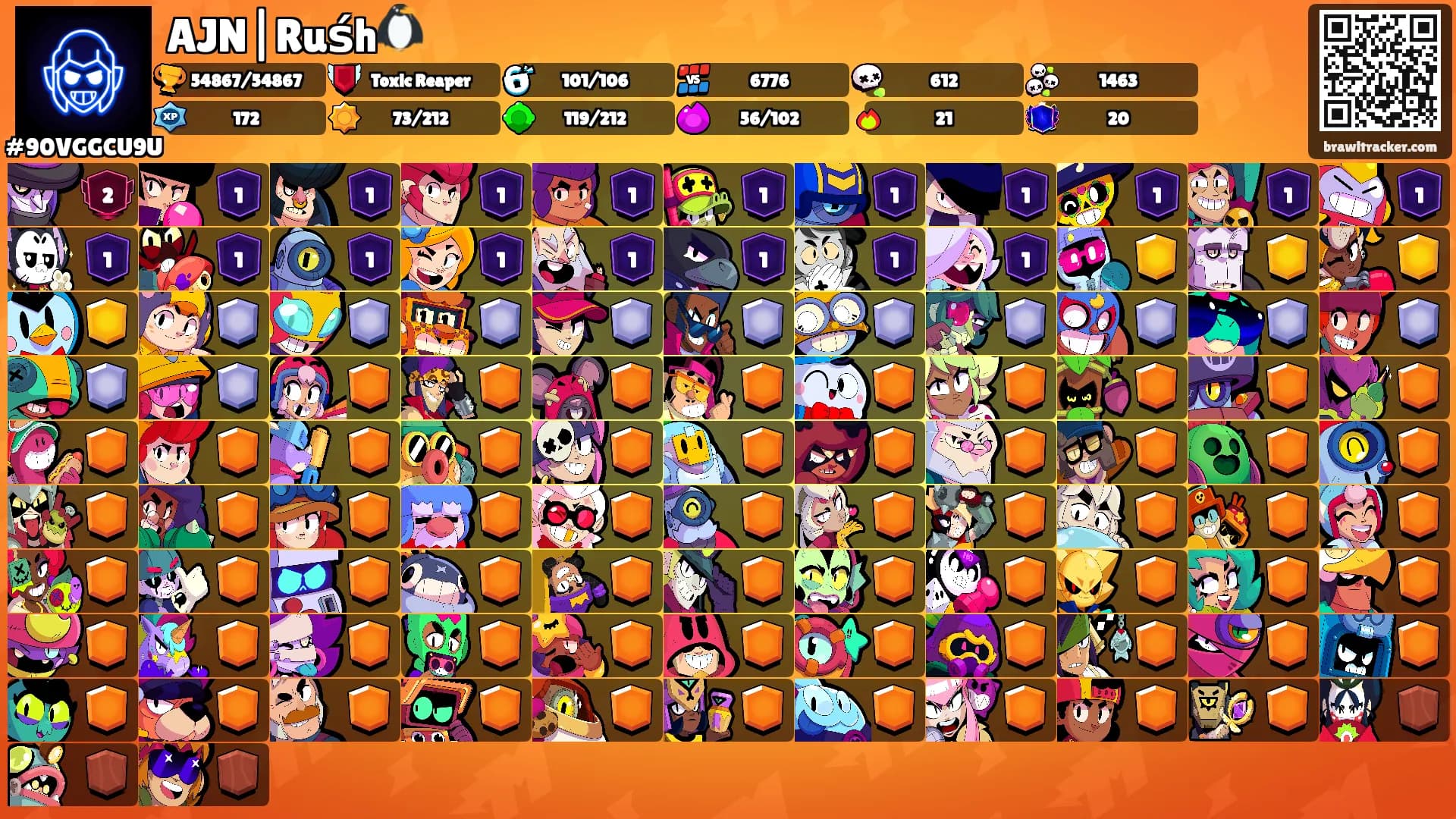 AJN|Ruśh🐧's Ranks