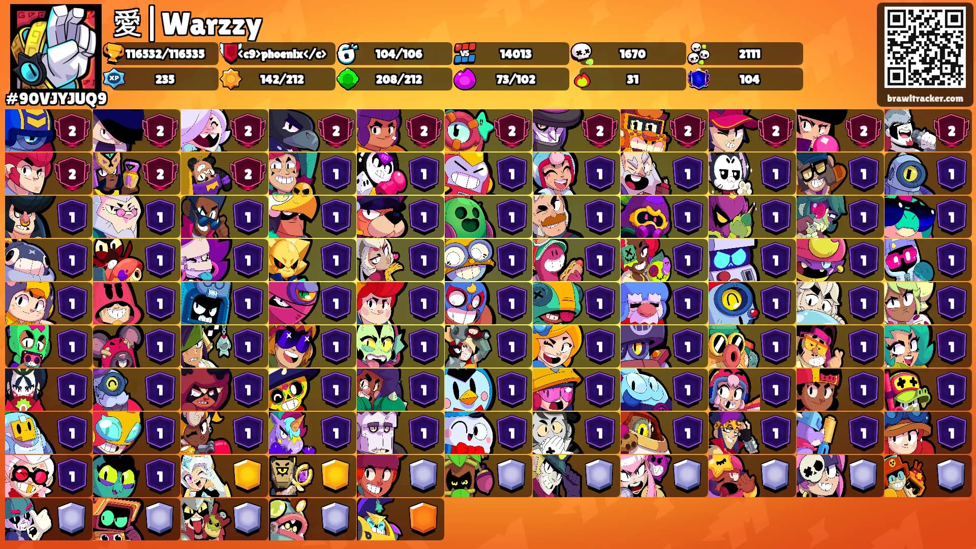 愛|Warzzy's Ranks