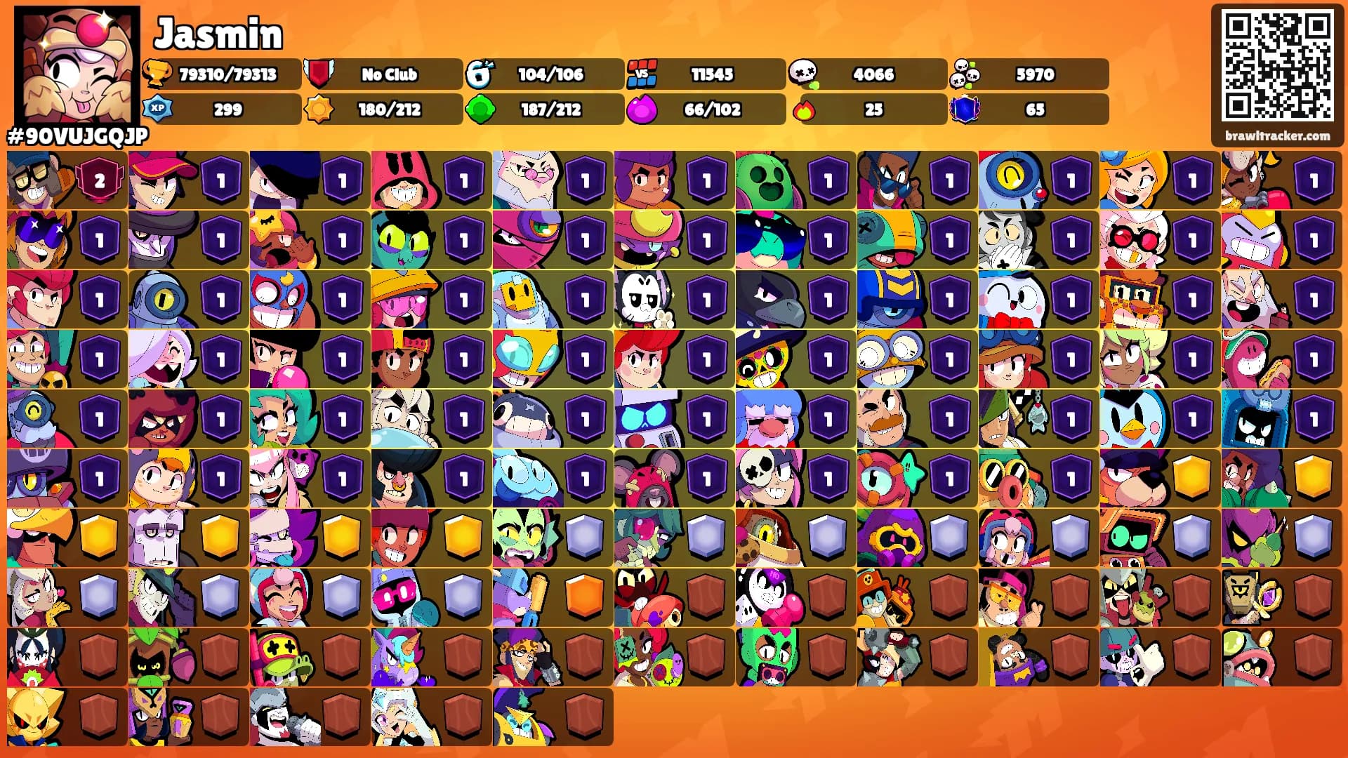 Jasmin's Ranks