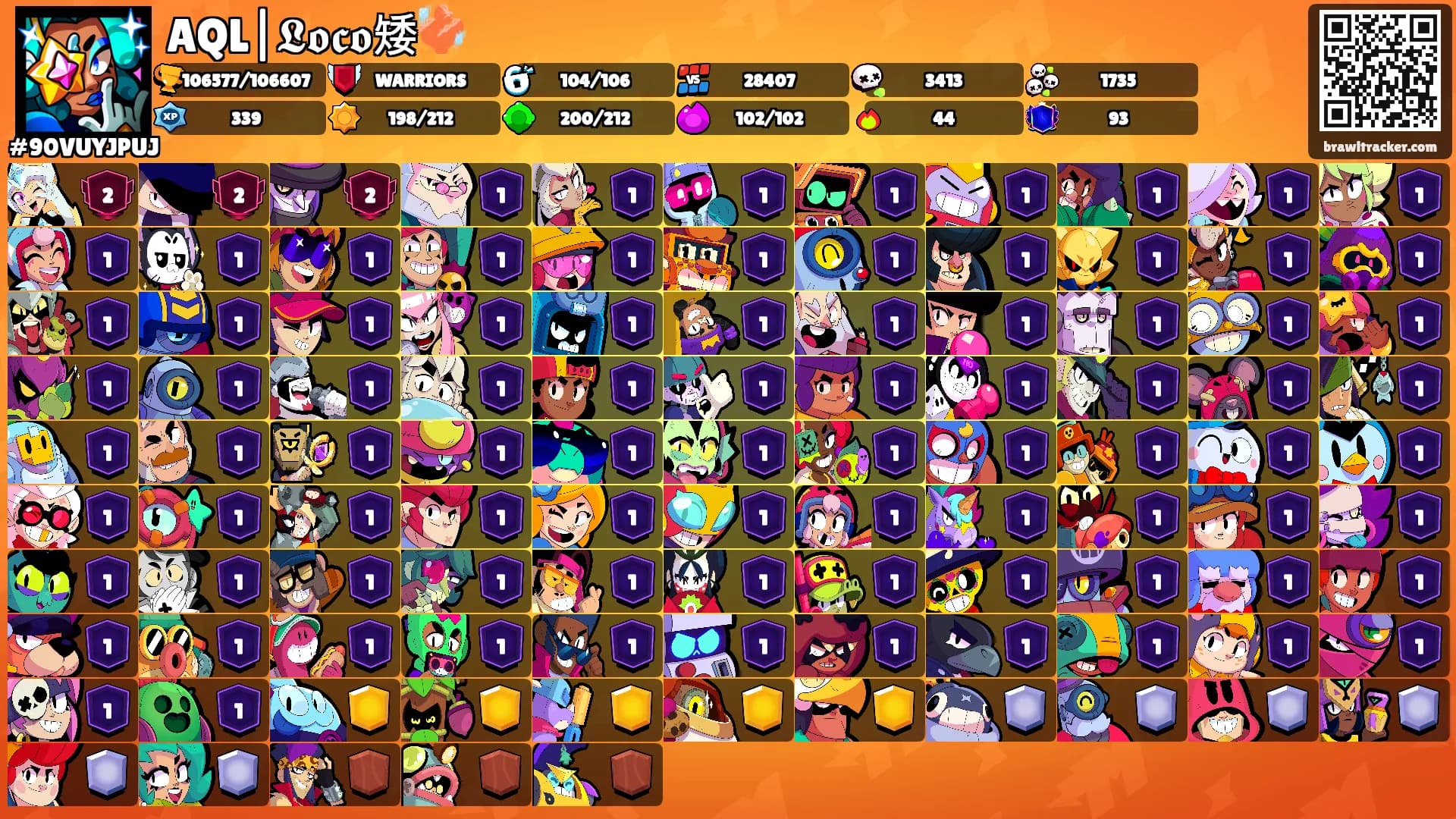 AQL|𝕷𝖔𝖈𝖔矮🪸's Ranks