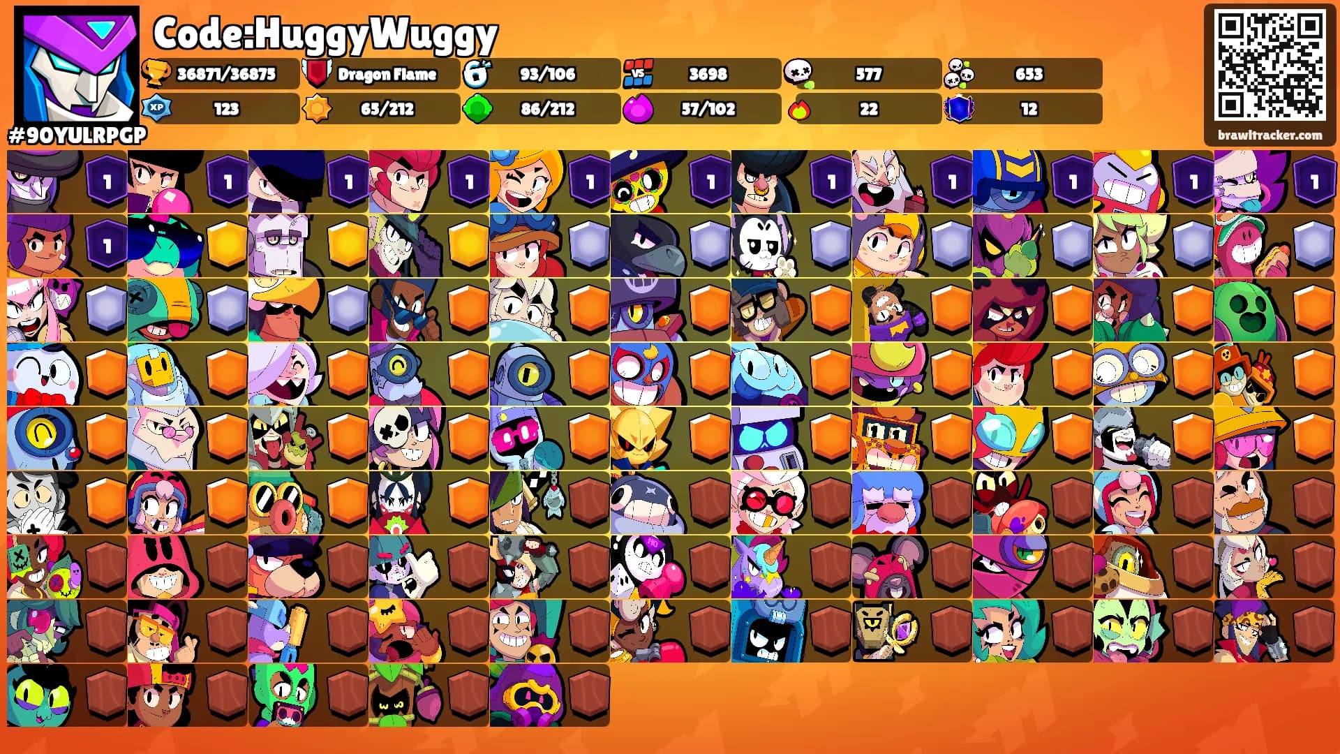 Code:HuggyWuggy's Ranks