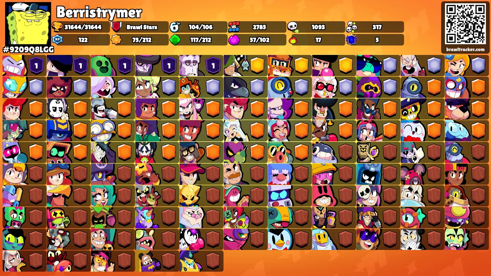 Berristrymer's Ranks