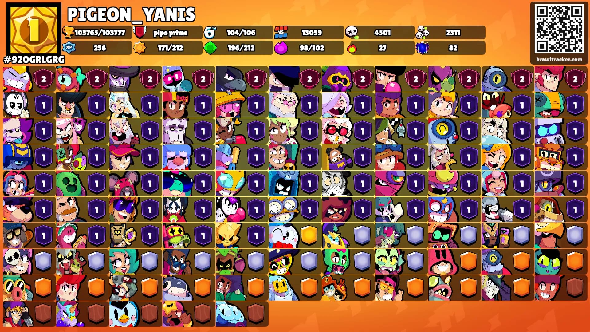 PIGEON_YANIS's Ranks