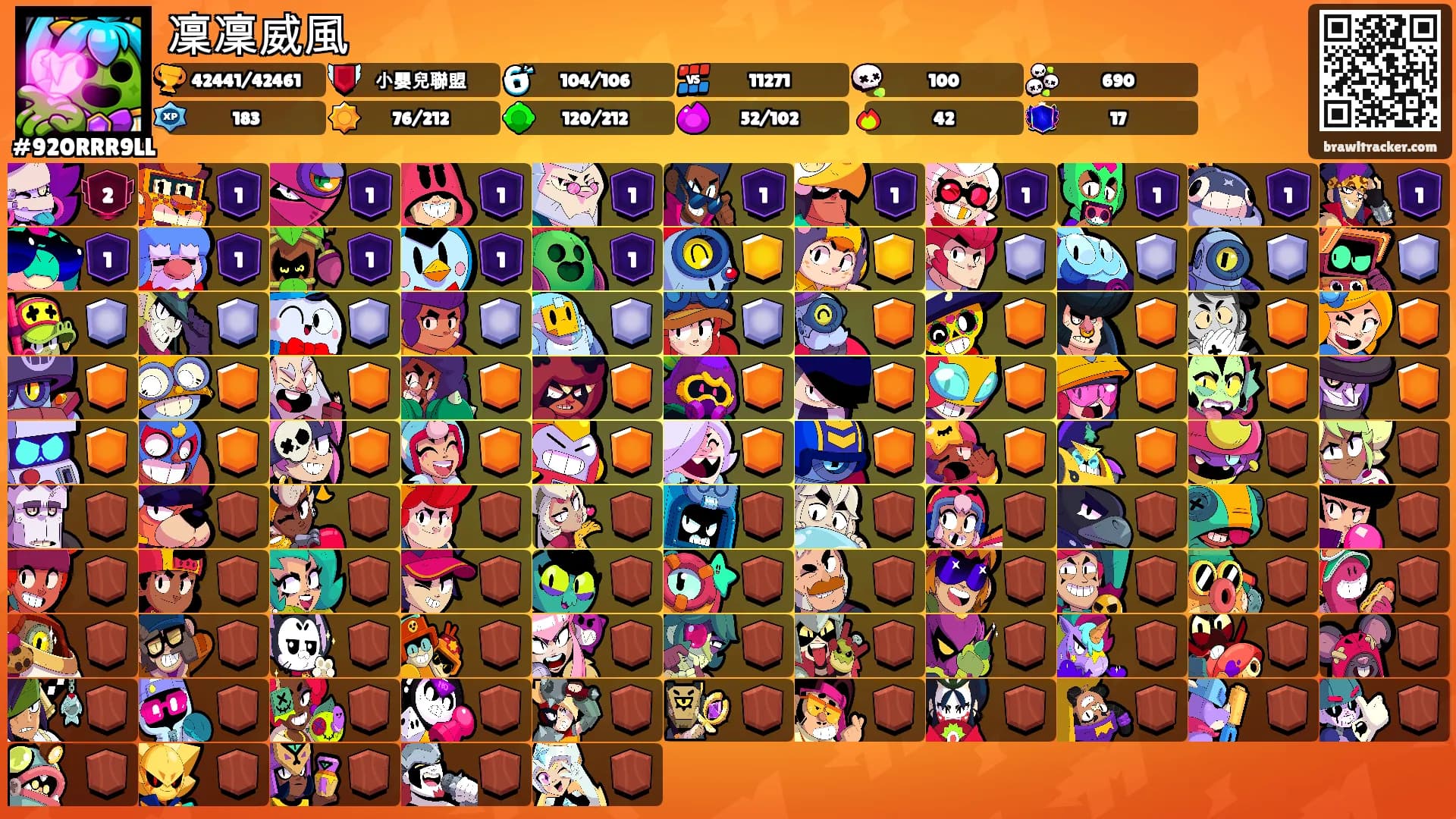 凜凜威風's Ranks