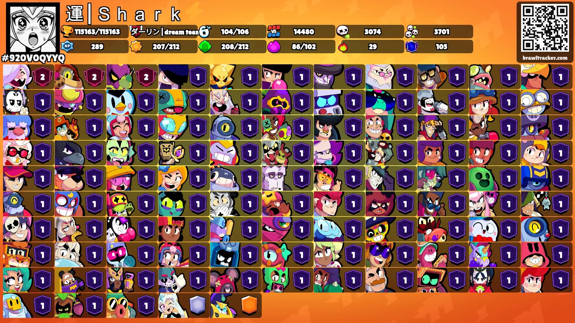 運|Ｓｈａｒｋ⚡'s Ranks