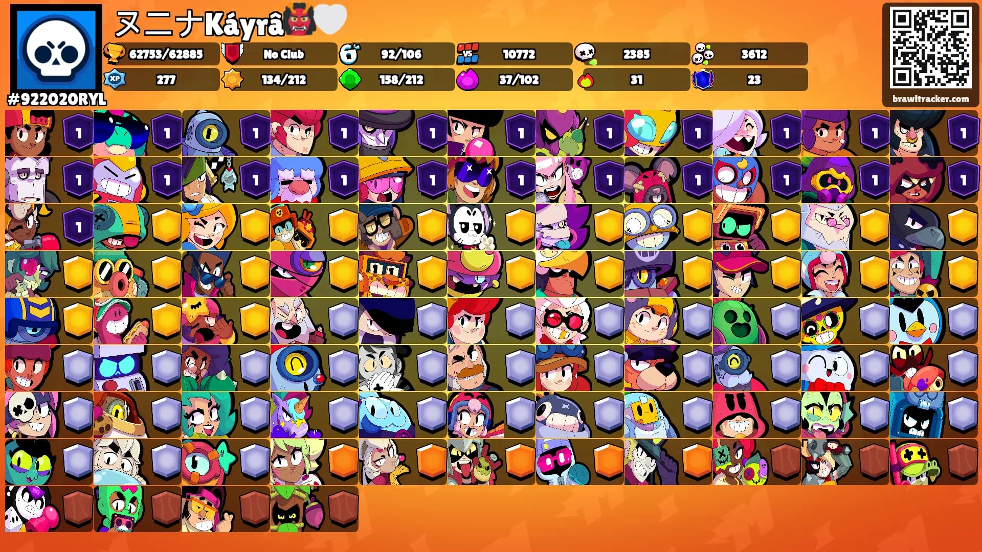 ヌニナKáyrâ👹🤍's Ranks