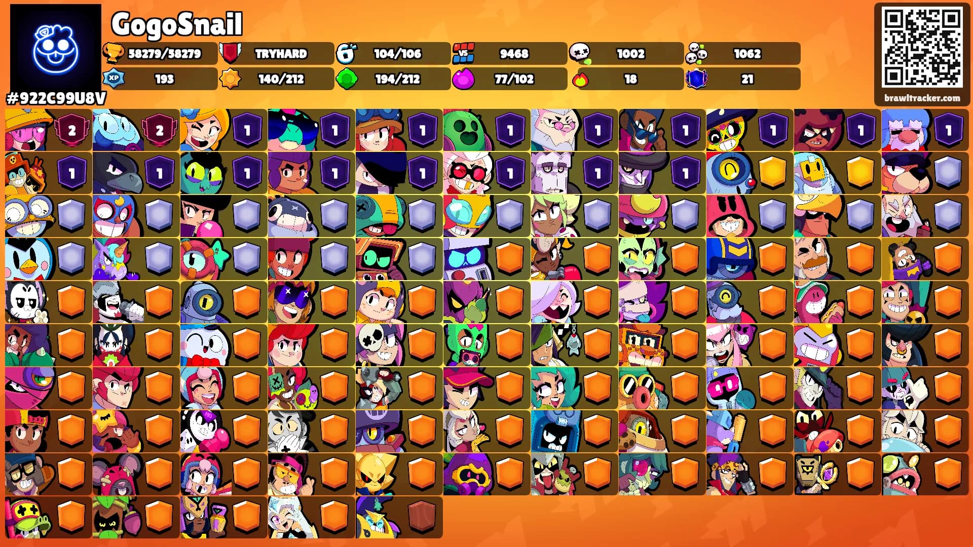 GogoSnail's Ranks