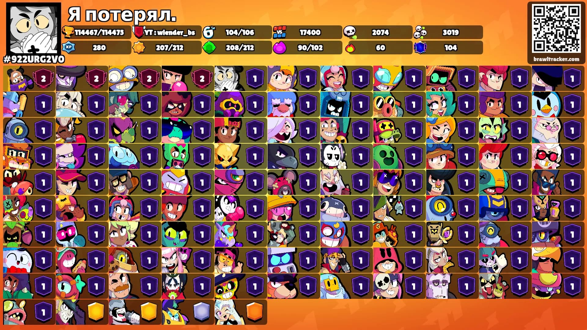 Я потерял.'s Ranks