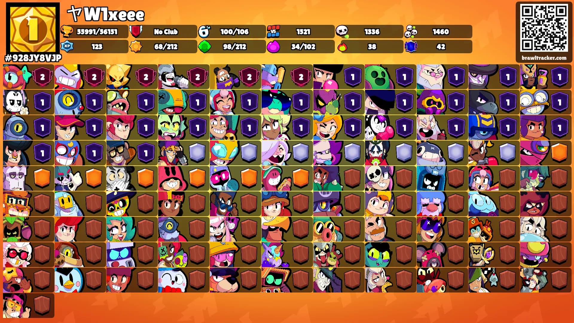 ヤW1xeee's Ranks