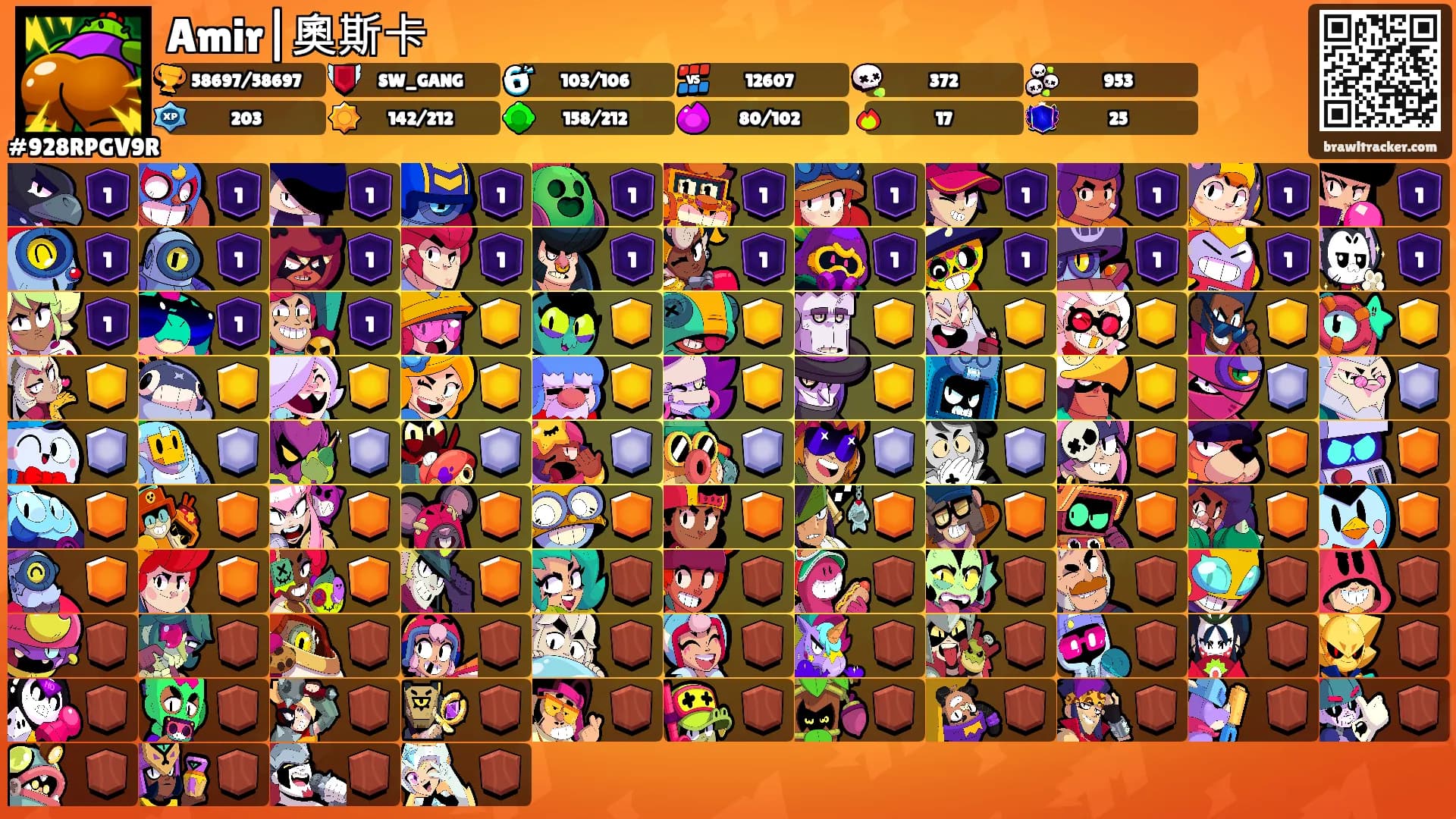 Amir|奧斯卡's Ranks