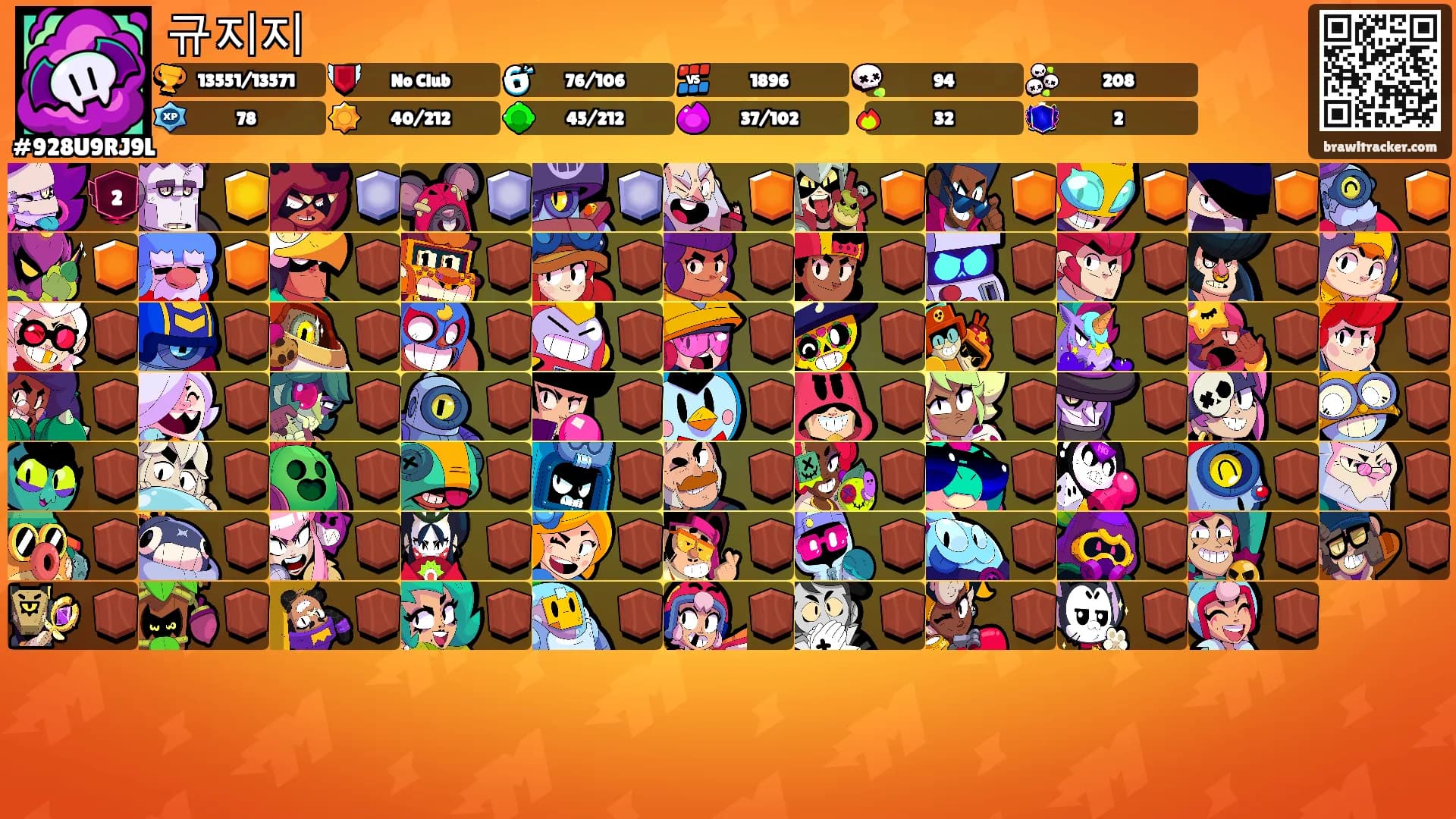 규지지's Ranks