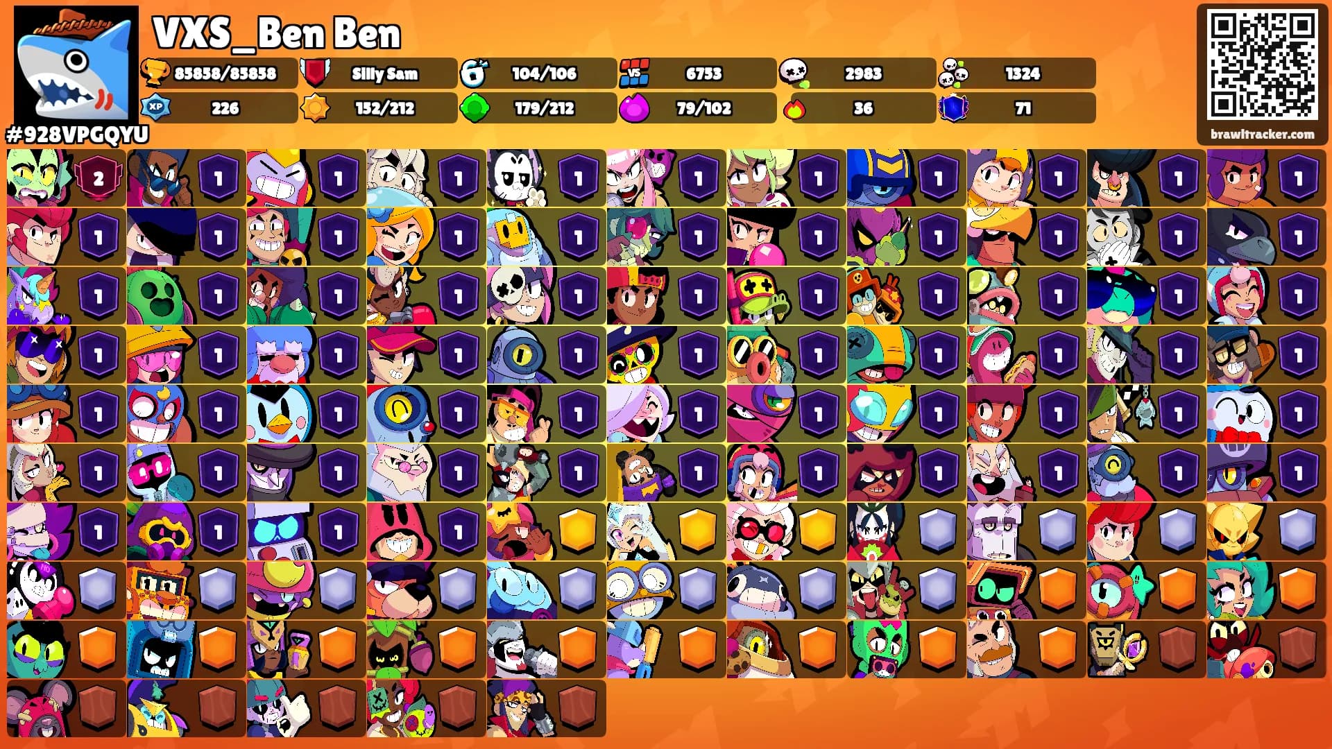 VXS_Ben Ben's Ranks