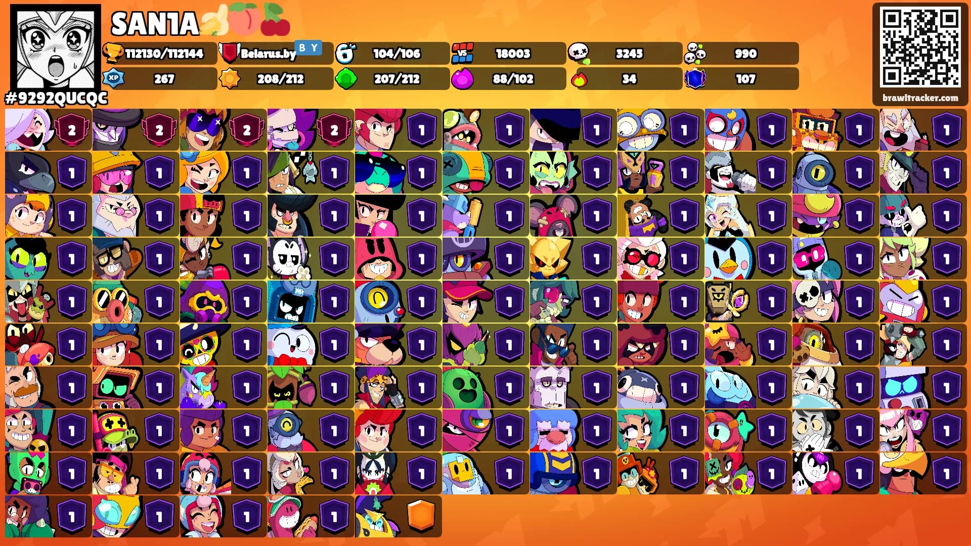 SAN1A🍌🍑🍒's Ranks