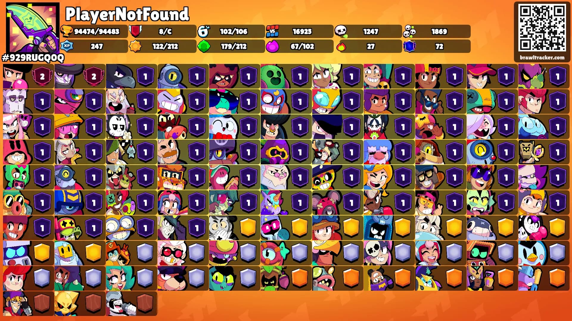 PlayerNotFound's Ranks