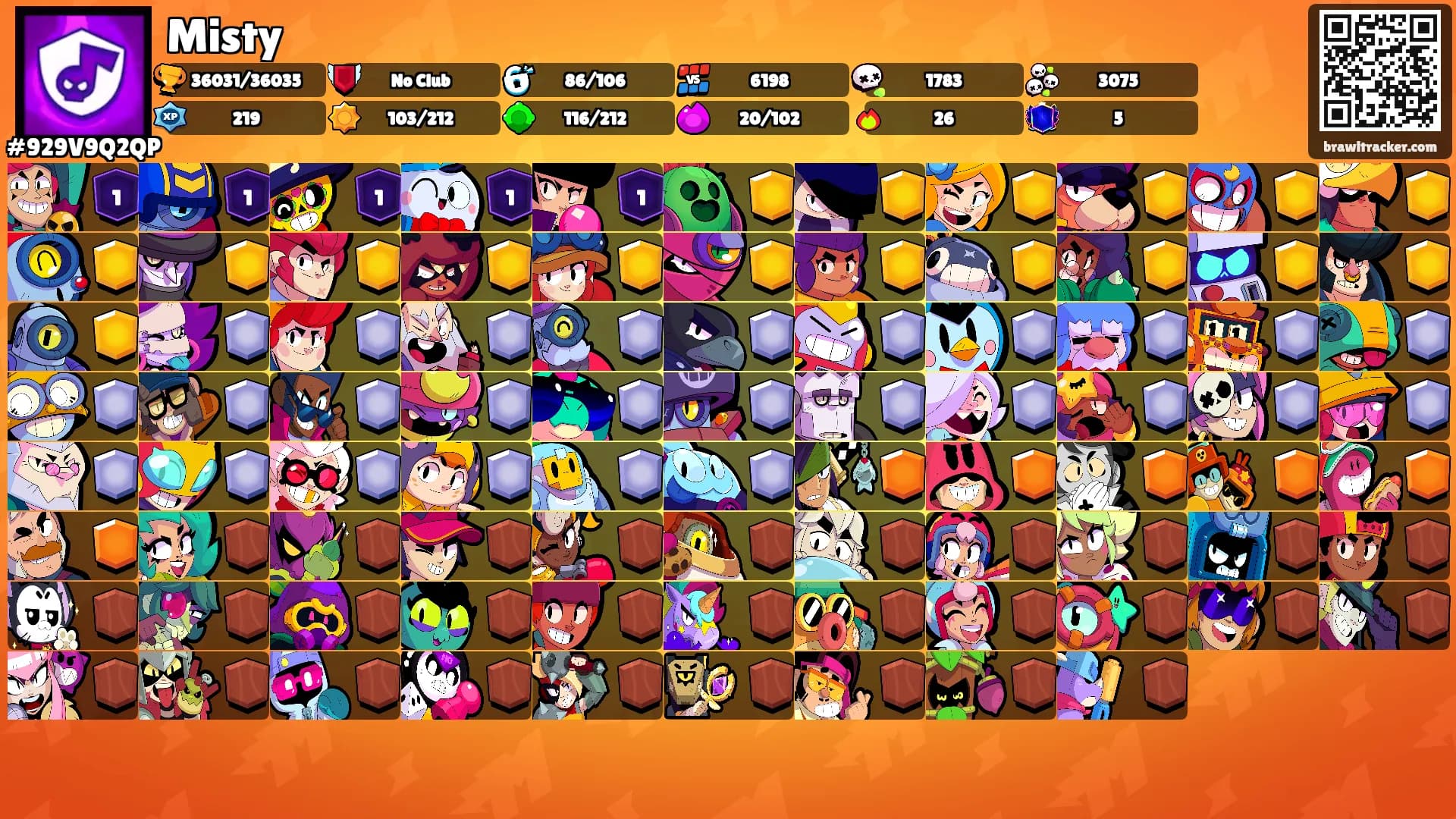 Misty's Ranks