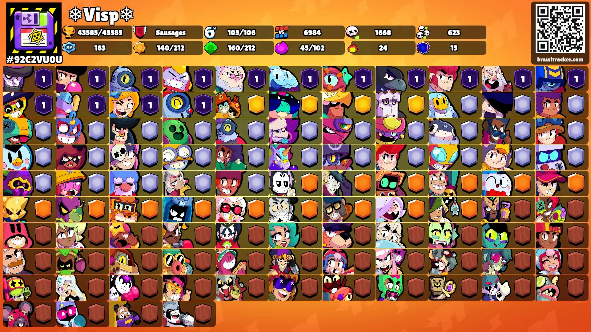 ❄Visp❄'s Ranks