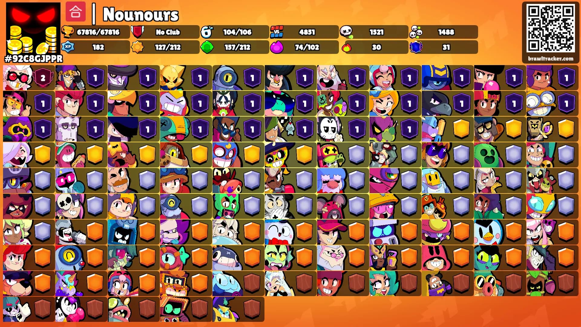 🈴 | Nounours's Ranks