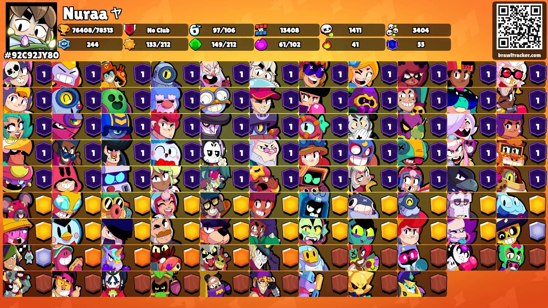 Nuraaャ's Ranks
