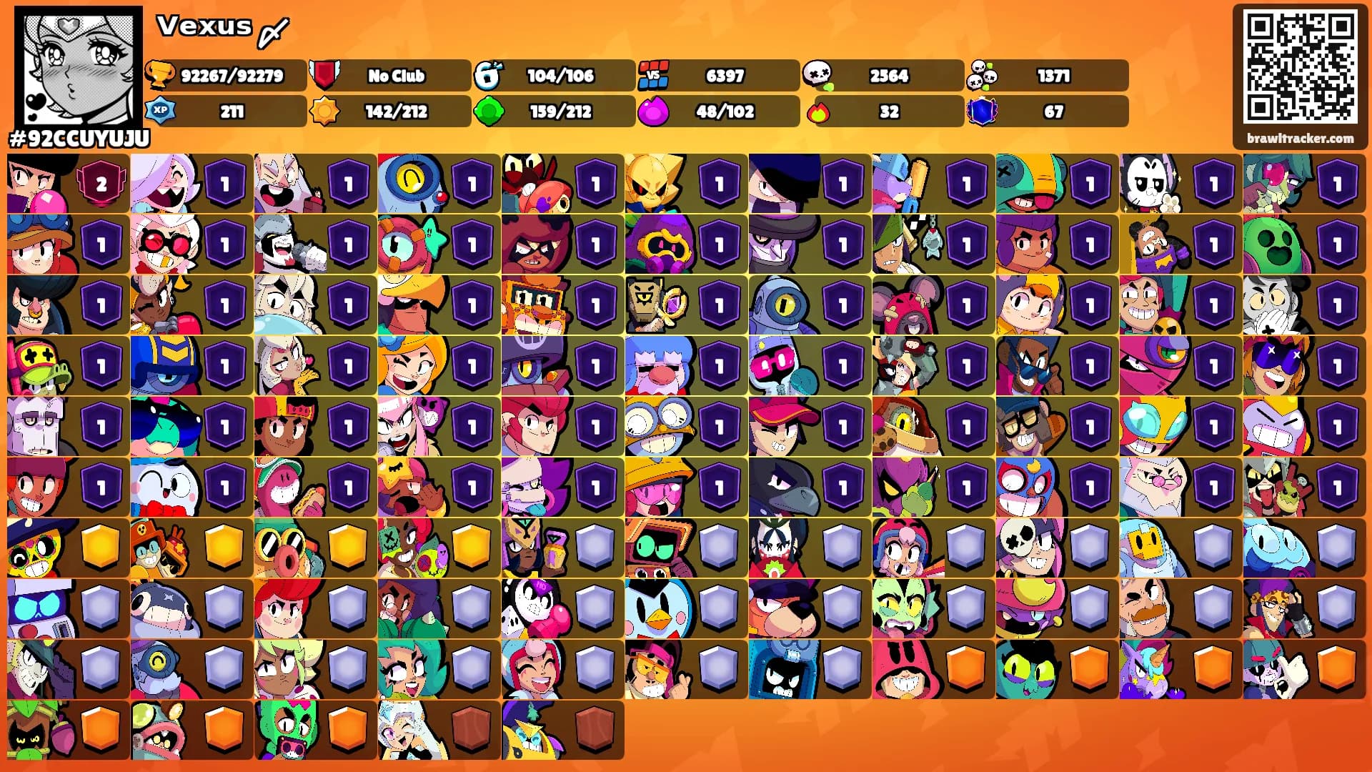 ⱽᵉˣᵘˢ〆's Ranks