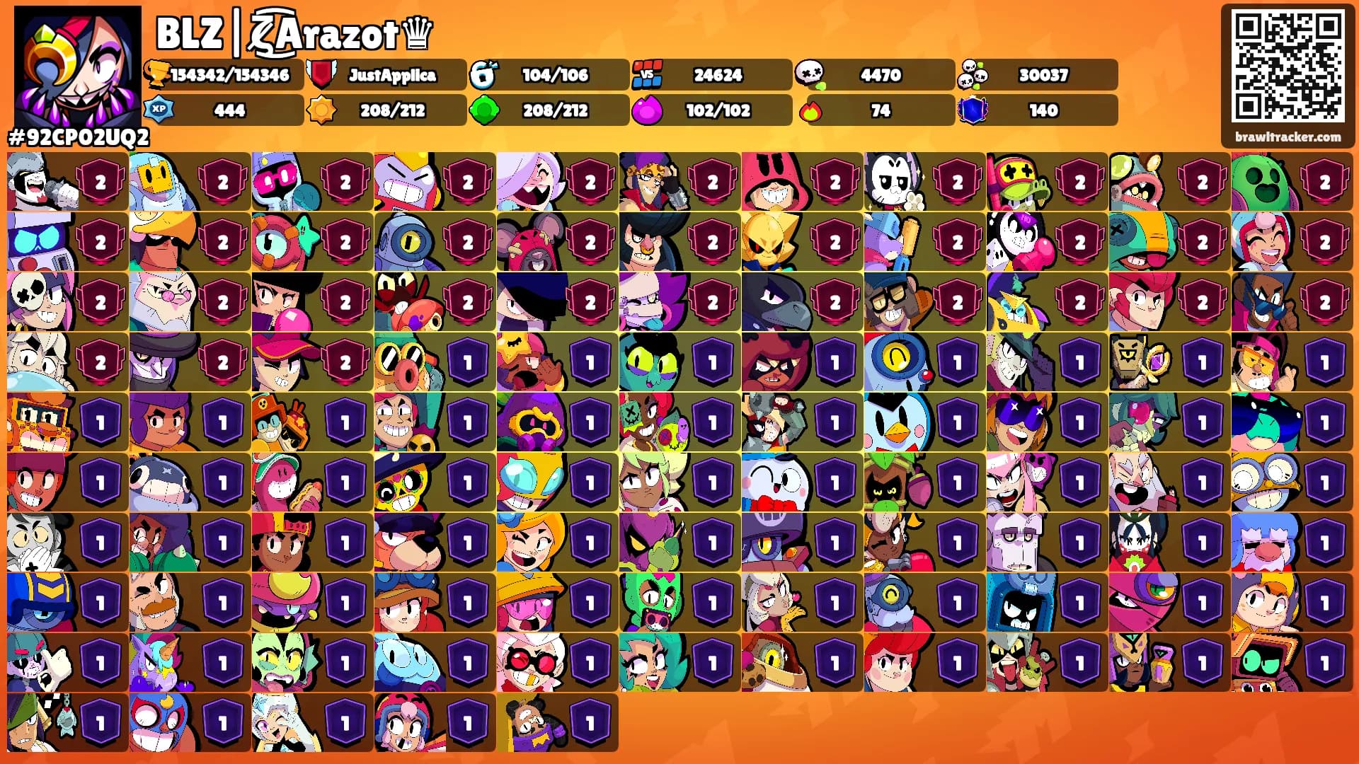 BLZ|ζ̷͜͡Arazot♛'s Ranks