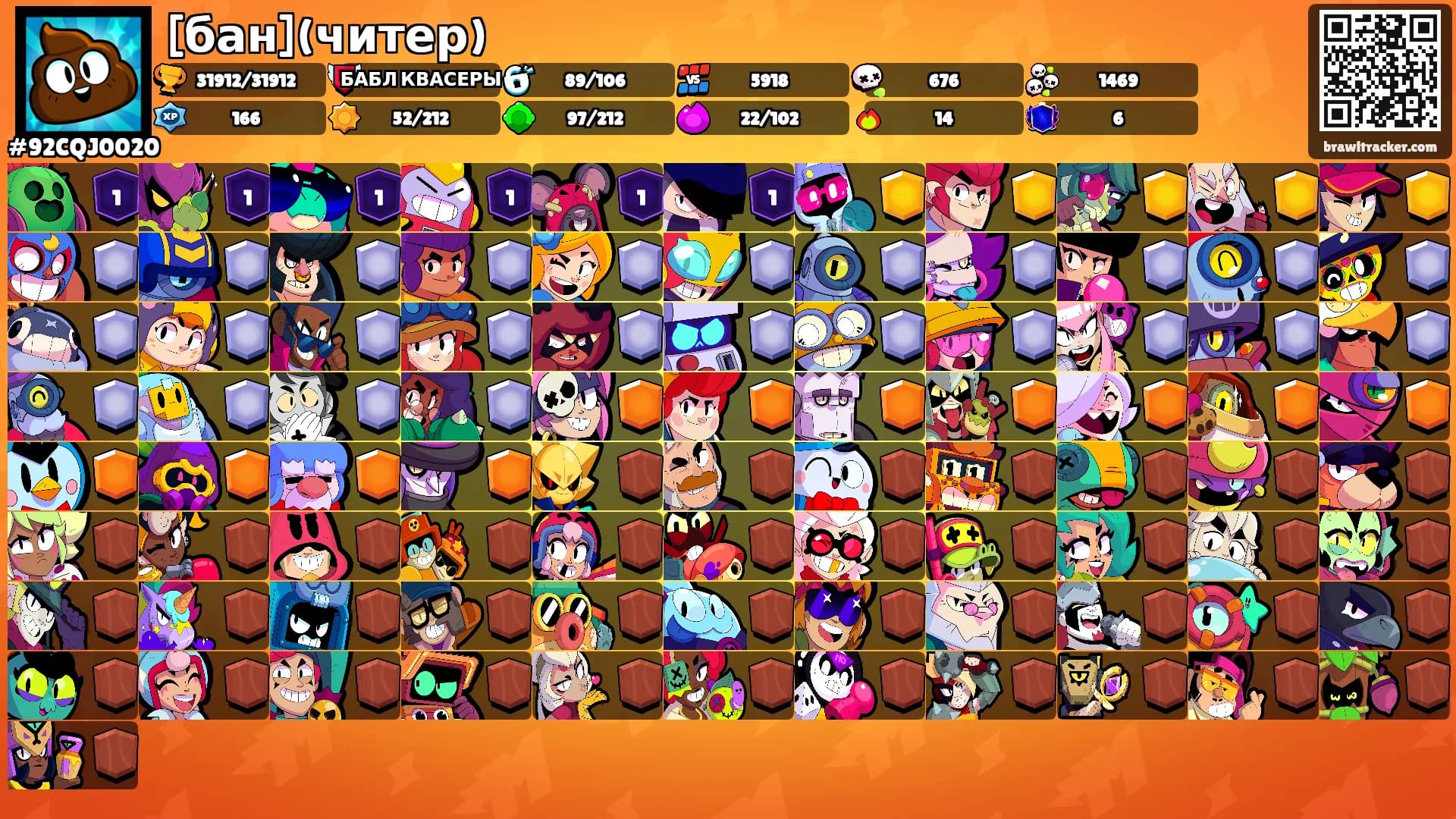 [бан](читер)'s Ranks