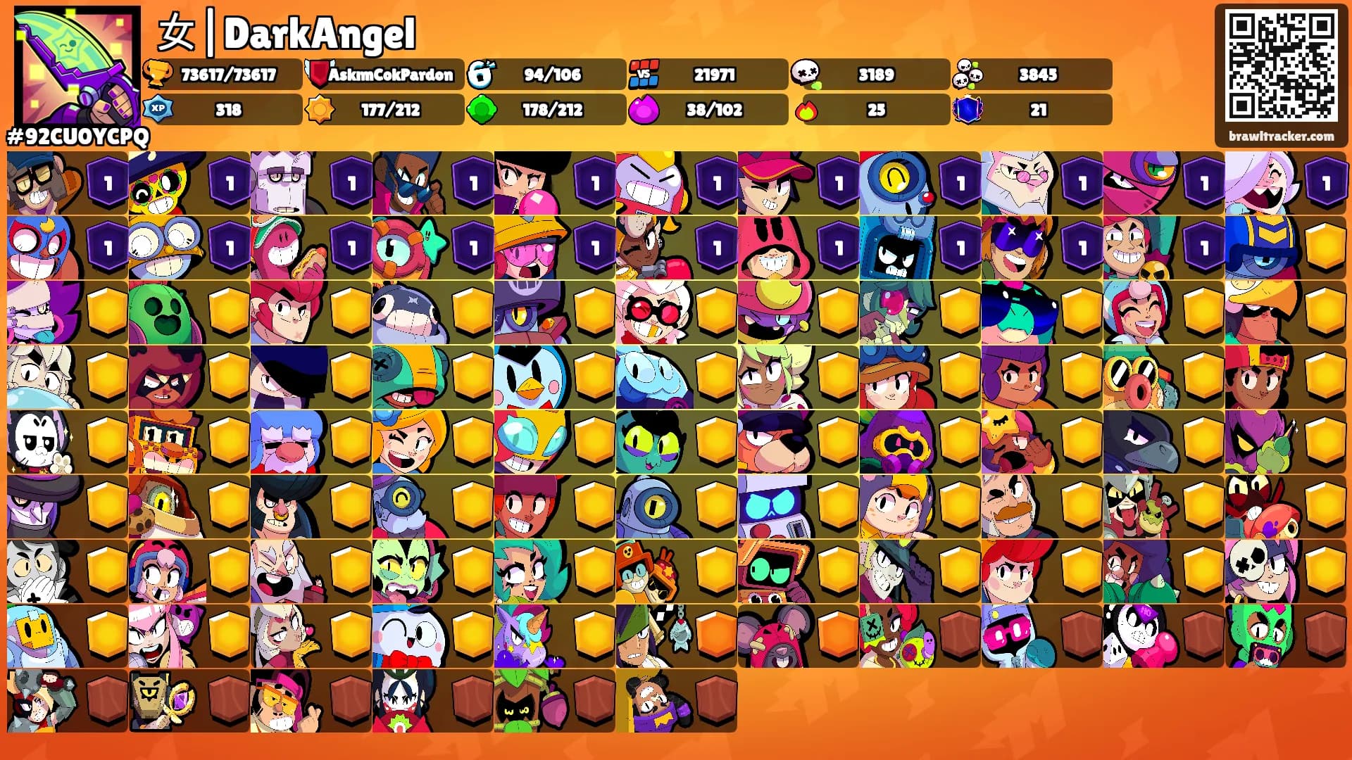女|DarkAngel's Ranks